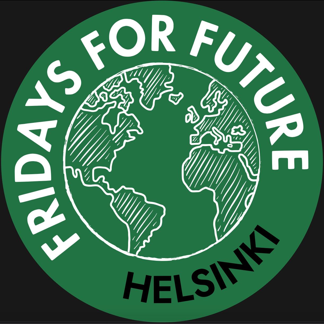 Fridays For Future Helsinki's Logo